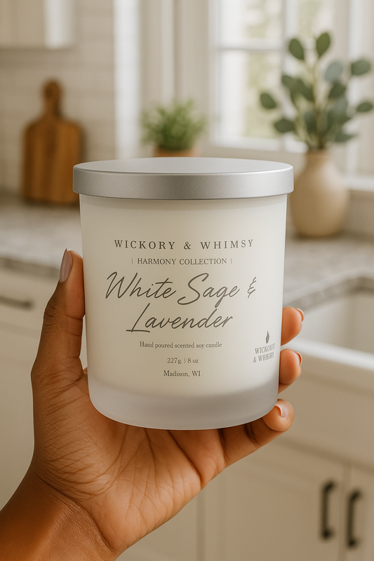 Harmony Collection | White Sage & Lavender Soy Candle