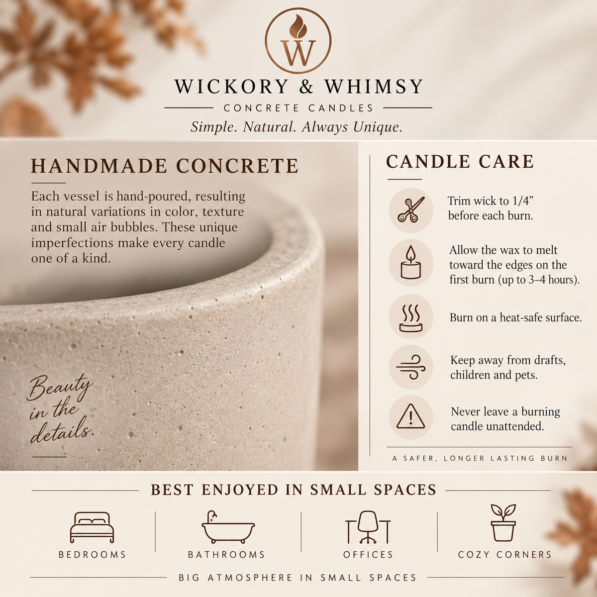 Fall Candle Trio | Autumn Pear, Cashmere Pumpkin & Fallen Leaves