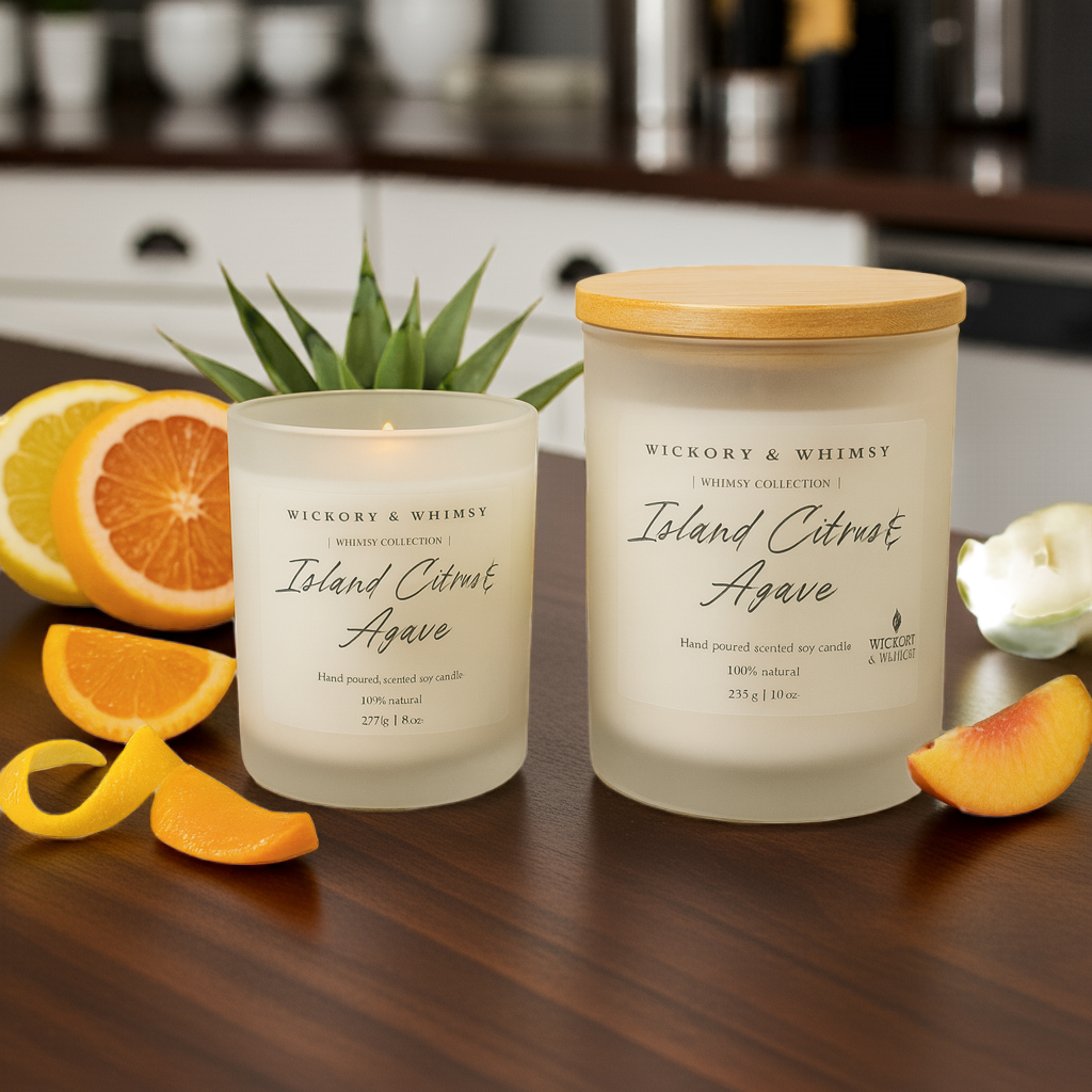 Whimsy Collection | Island Citrus & Agave Soy Candle