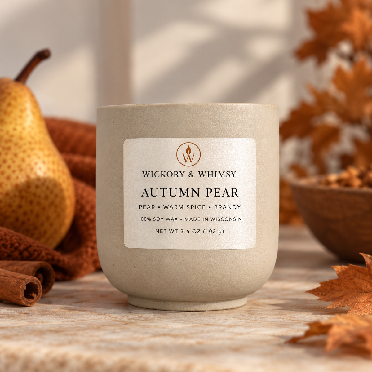 Mini Concrete Soy Candle | 3.6 oz