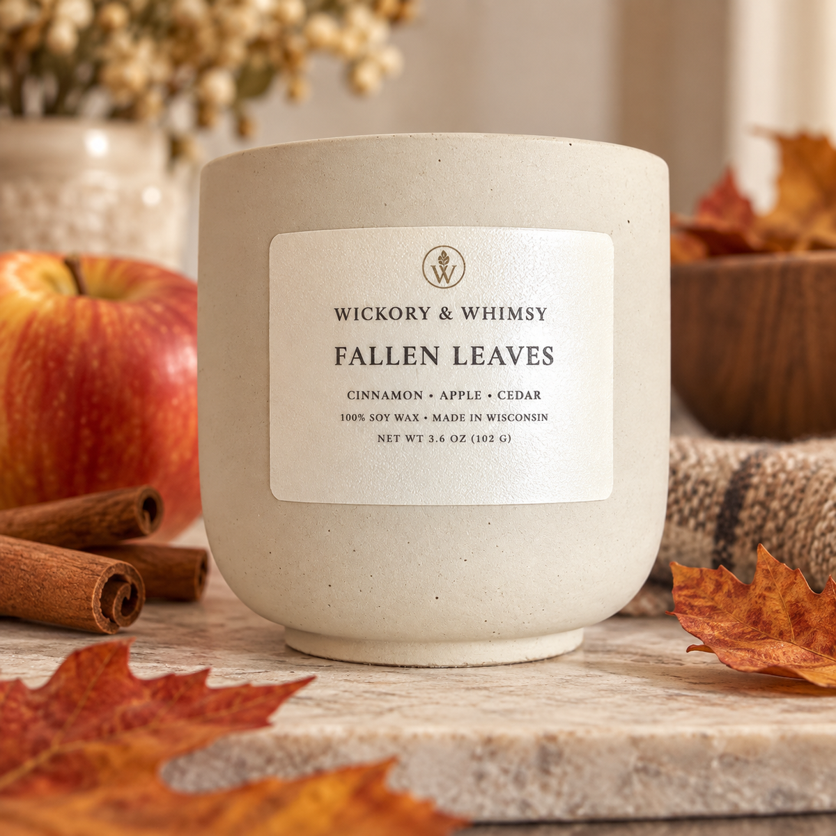 Mini Concrete Soy Candle | 3.6 oz
