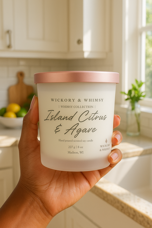 Whimsy Collection | Island Citrus & Agave Soy Candle