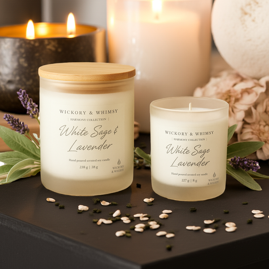 Harmony Collection | White Sage & Lavender Soy Candle